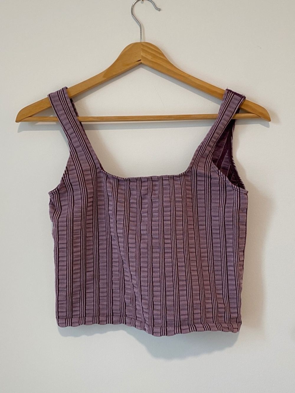 Anthropologie Cropped Tank - Purple - L/XL - Picture 6 of 7